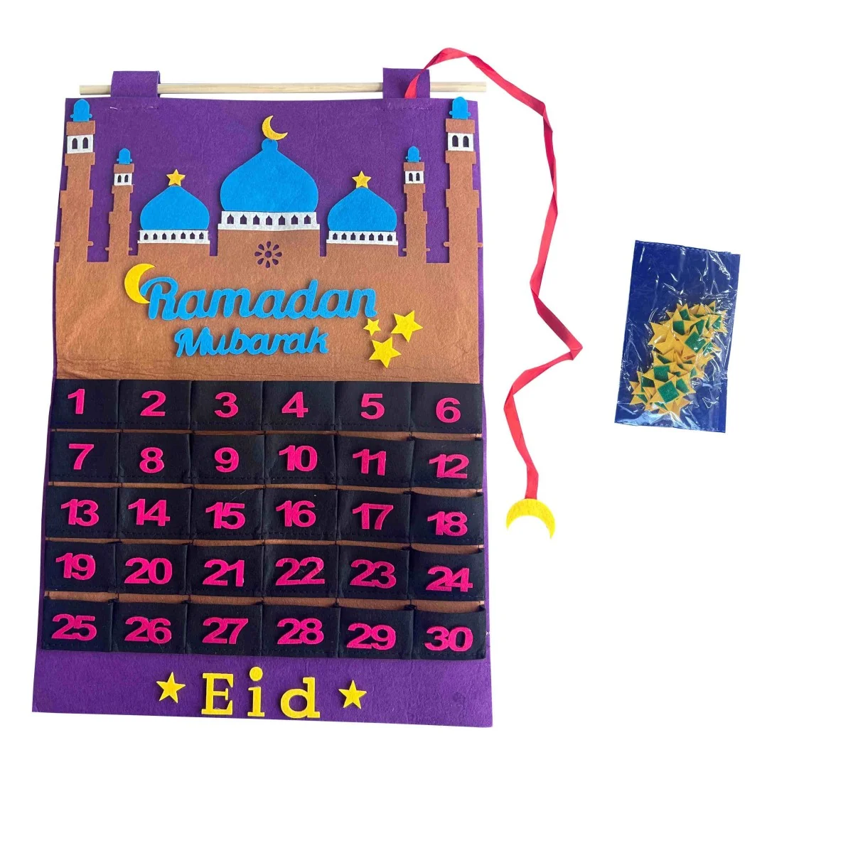 Felt Ramadan Calendar
with Star marker
Purple Temple (613104)