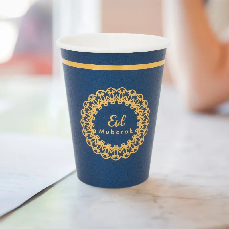 Eid Mubarak cups 8pcs (615131)